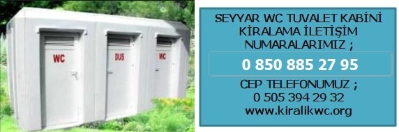 seyyar wc tuvalet duş kabini kiralama fiyatları